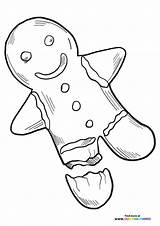 Gingerbread  Coloring Pages For Kids Free And Easy Print Or Download sketch template