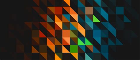 Triangle Colorful Pattern Wallpaper, HD Artist 4K Wallpapers, Images ...