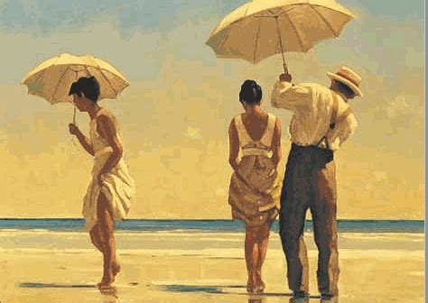 via GIPHY Jack Vettriano, Artwork Painting, Painting & Drawing, Figure ...