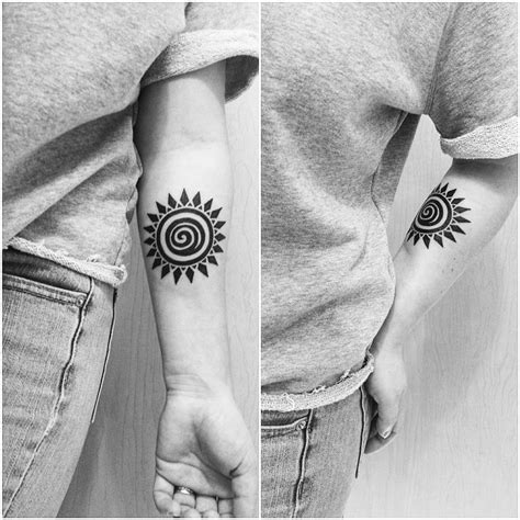 sun-tattoo (16) - Tattoo-Journal.com - THE NEW WAY TO DESIGN YOUR BODY | Sun tattoo designs, Sun ...