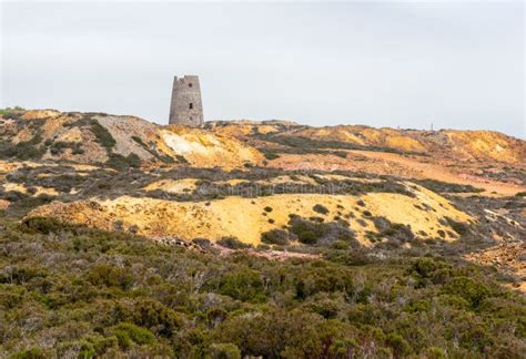 Mynydd Parys Mountain stock image. Image of copper, windmill - 73142077