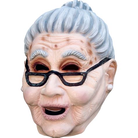 Grandma Latex Mask Adult Halloween Accessory - Walmart.com - Walmart.com