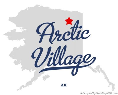 Map of Arctic Village, AK, Alaska