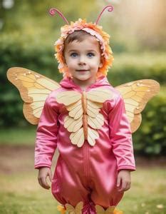 Butterfly Costume Kids. Face Swap. Insert Your Face ID:843692