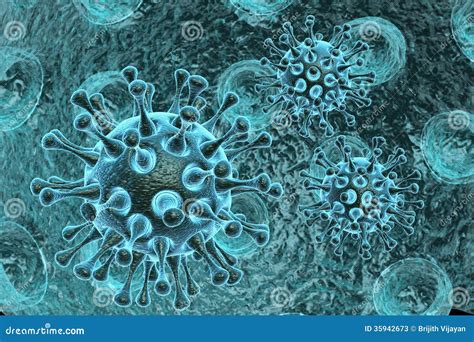 Bacterial intruder cells stock illustration. Illustration of intruder - 35942673