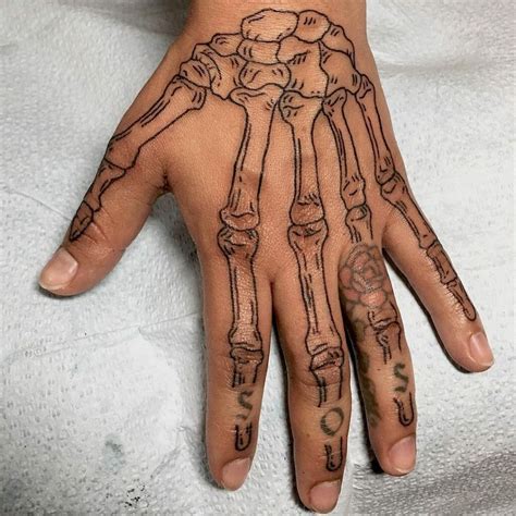 101 Best Simple Skeleton Hand Tattoo Ideas That Will Blow Your Mind!