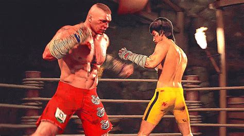 UFC 4: BRUCE LEE vs BROCK LESNAR - YouTube