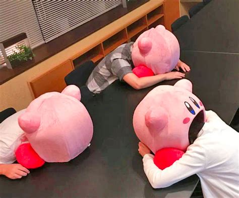 This Giant Kirby Pillow Makes For The Perfect Private Napping Spot