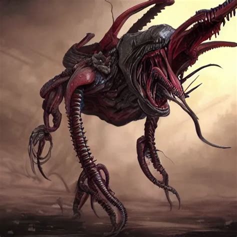 xenomorph combined with tyranid ripper swarm, concept | Stable ...