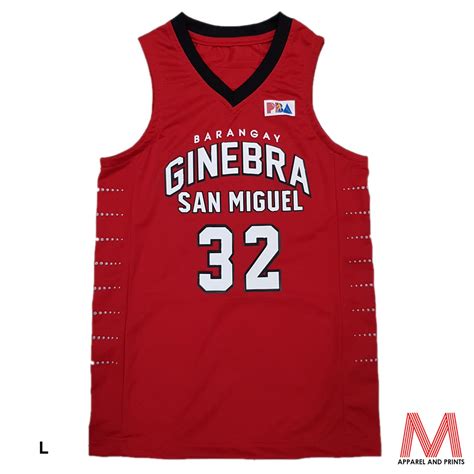 Ginebra #32 Justin Brownlee PBA Basketball Jersey/Sando | Shopee ...