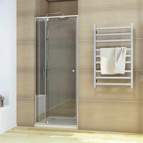 Shower Door Bath Screen Shower Enclosure Tempered Glass Waterproof 800-1200mm | eBay