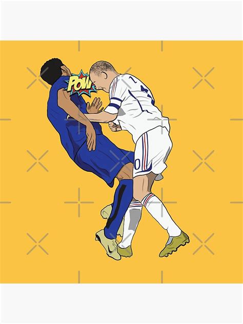 "Zidane Headbutt 2006 World Cup Final " Poster for Sale by Hevding | Redbubble