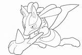 Lucario coloring pages To Download And Print For Free sketch template