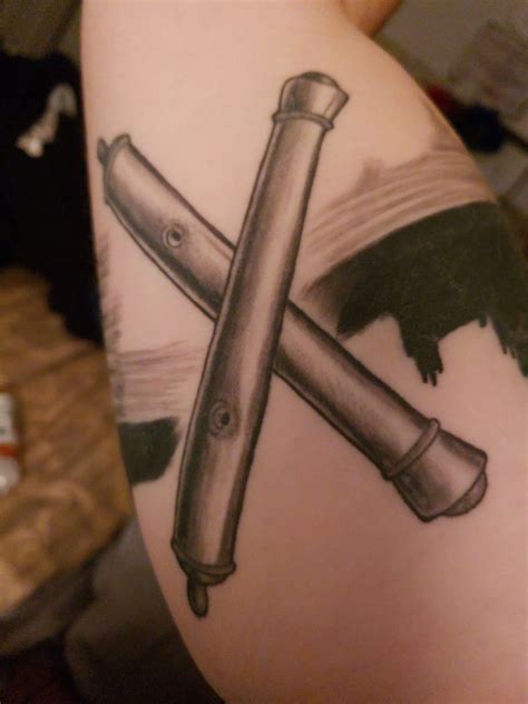 Tattoo uploaded by Alex Tellekamp • Field artillery cross cannons ...