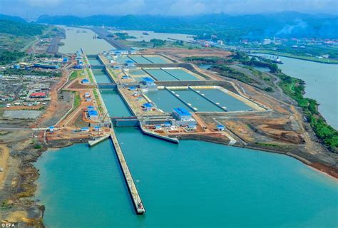 Incredible pictures show how the Panama Canal was transformed in $5.5bn ...