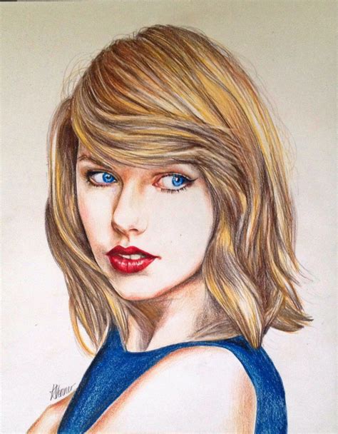 A Drawing Of Taylor Swift - Image to u