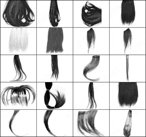 Hair brushes photoshop ps brushes free download 2,416 .abr files