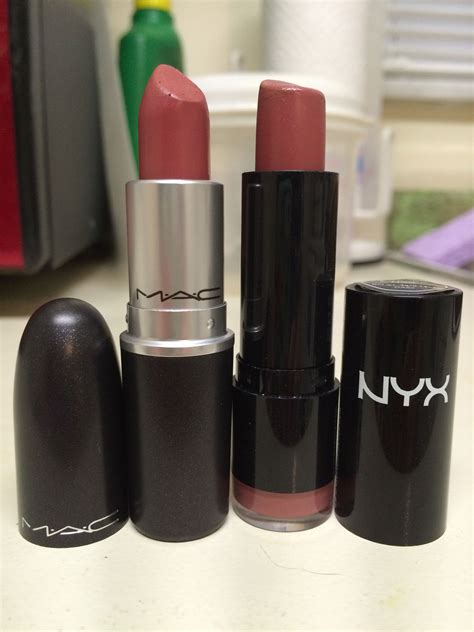 Is It A Dupe? MAC’s Lipstick in “Twig” vs “B52” by NYX Cosmetics | Nyx cosmetics, Makeup ...