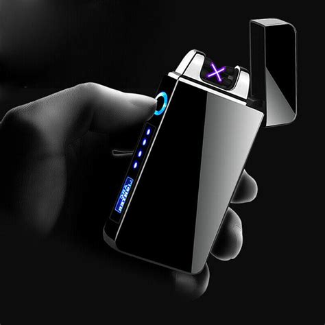 Dual Arc Pulse Electric Lighter USB Rechargeable Plasm