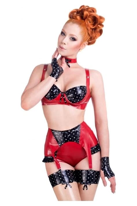 Hand made latex Smart-Aleck Bra with fitted underwires and cup sizings.