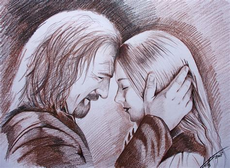 Theoden and Eowyn by phantomphreaq on DeviantArt