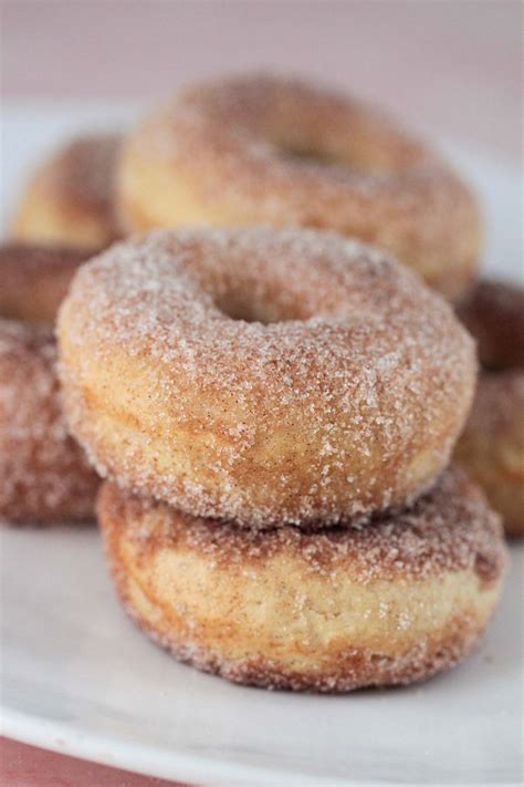Baked Cinnamon Sugar Donuts (Super Fluffy) - Cooked by Julie