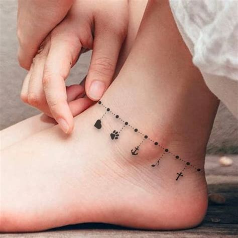 Top 68+ charm anklet tattoo designs super hot - vova.edu.vn