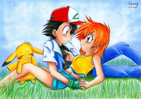 Ash and Misty - Ash and misty Fan Art (13760661) - Fanpop