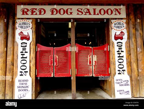 Red Dog Saloon in Skagway, Alaska Stock Photo - Alamy