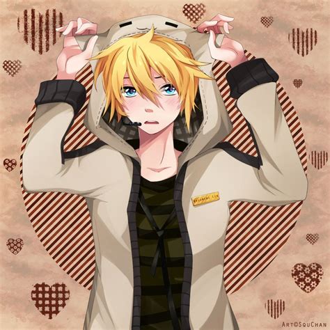 Len is a Neko New by Squ-chan on deviantART | Blonde hair anime boy ...