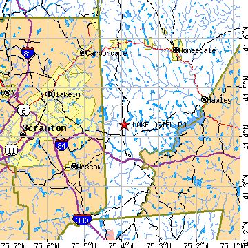 Lake Ariel, Pennsylvania (PA) ~ population data, races, housing & economy