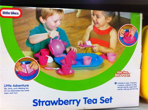 Well done Asda, toys for boys and girls to share Strawberry Tea, Froy, Little Tikes, Pot Lids ...