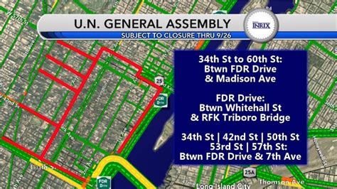 Street closures for U.N. General Assembly begin | PIX11