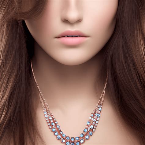 Beautiful Woman's Face with Jewelry · Creative Fabrica