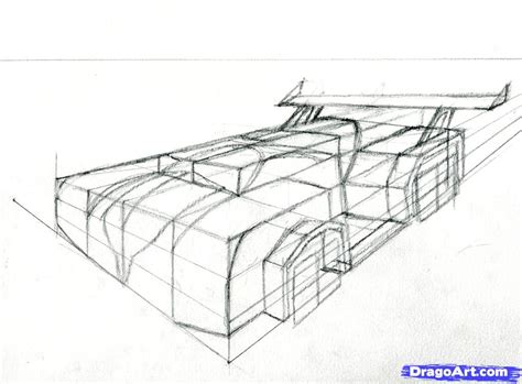 Car Perspective Drawing at PaintingValley.com | Explore collection of ...