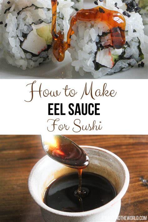 How to Make Eel Sauce for Sushi | Recipe | Sushi recipes, Homemade sushi, Sushi recipes homemade