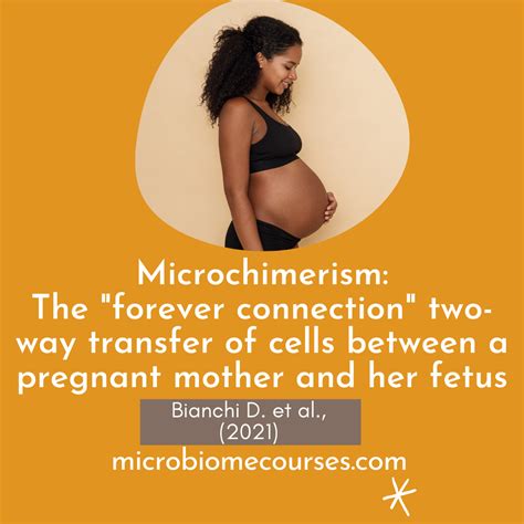 Microchimerism : The "forever connection" two-way transfer of cells