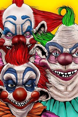 cant resist these klowns :p | Scary clowns, Clown horror, Horror movie art