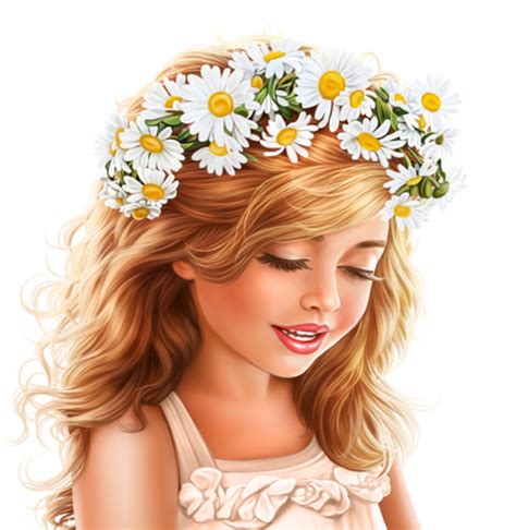 Child daisy floweRs enfant marguerite fleur - PicMix Cartoon Girl Images, Girls Cartoon Art ...