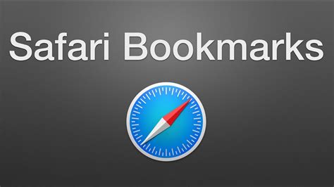 How to Create Folders for Bookmarks in Safari - YouTube