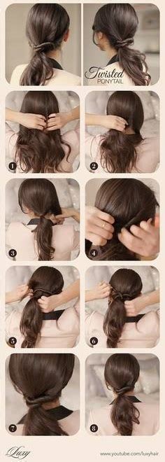 Simple Ponytail Tutorials - Blurmark