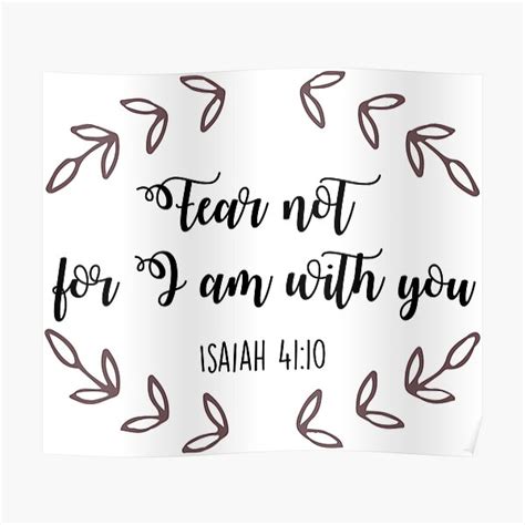 Isaiah 41 10 Wall Art | Redbubble