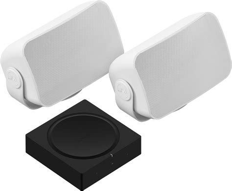 Weatherproof Outdoor Speaker Set and Amp | Sonos