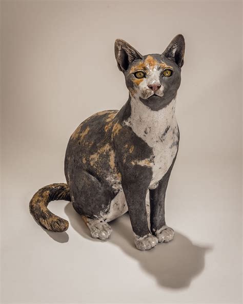 Pet Cat Sculpture Commission - Nick Mackman Animal Sculpture