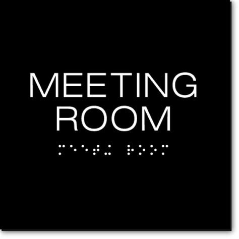 MEETING ROOM Sign | ADA Sign Factory