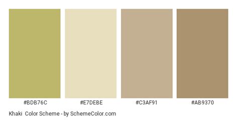 Khaki Color Scheme » Brown » SchemeColor.com