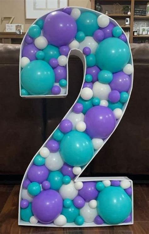 2nd Birthday Party Themes, Birthday Balloon Decorations, Birthday Numbers, Diy Party Decorations ...