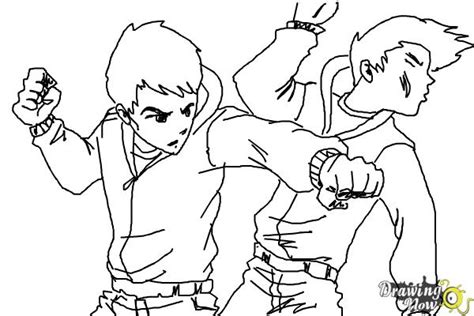 How to Draw a Fight Scene - DrawingNow