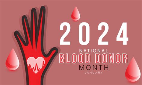 National Blood Donor month. background, banner, card, poster, template ...