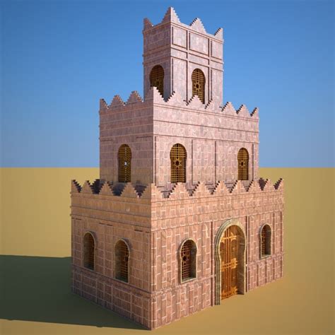 3d model kasbah